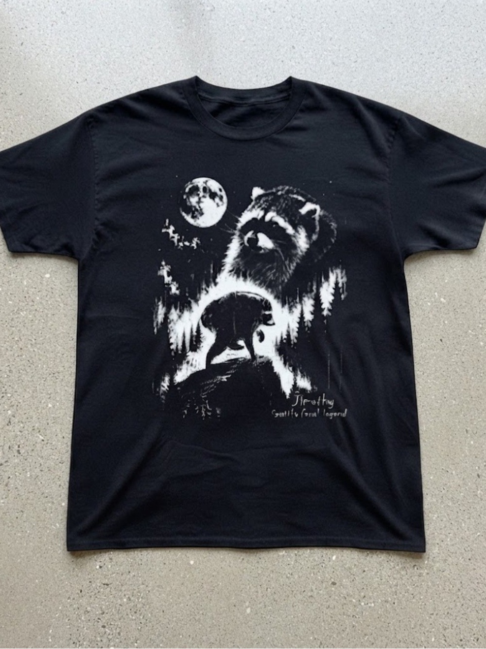 Jimothy raccoon Seattle Feral Legend Moon Gildan T-Shirt